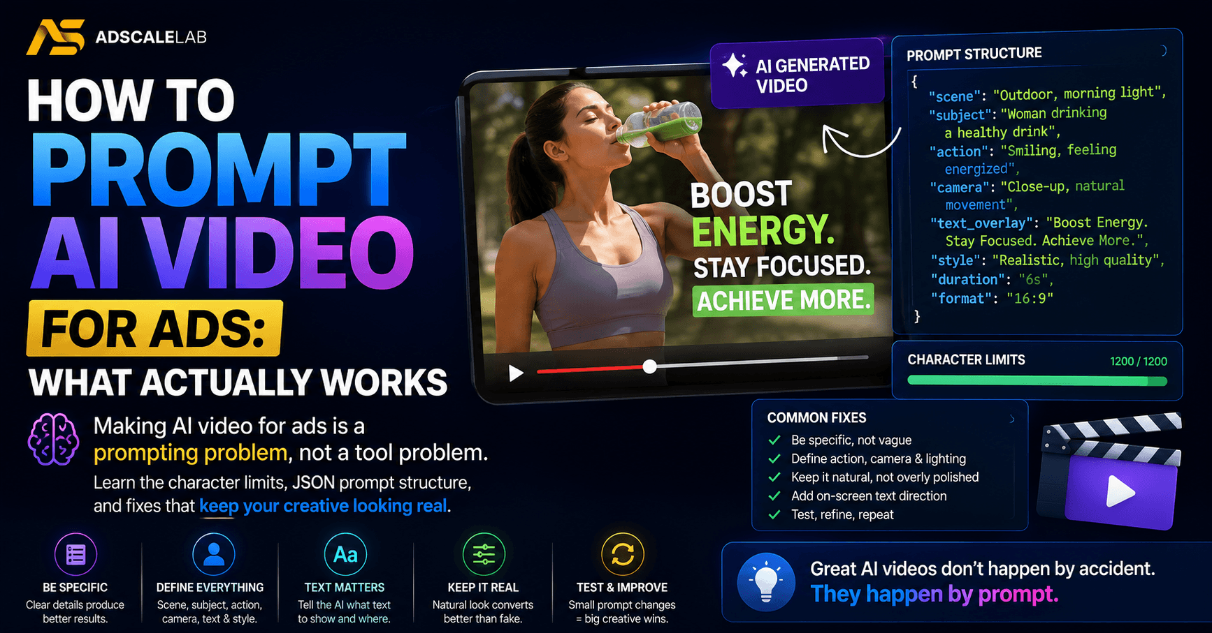How to Prompt AI Video for Ads: What Actually Works