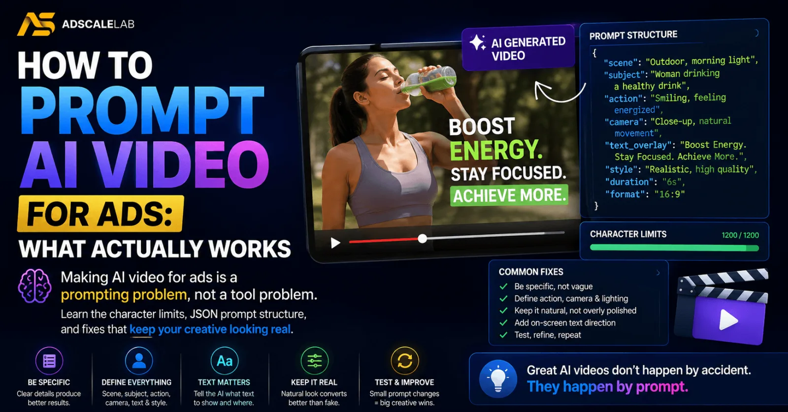 How to Prompt AI Video for Ads: What Actually Works