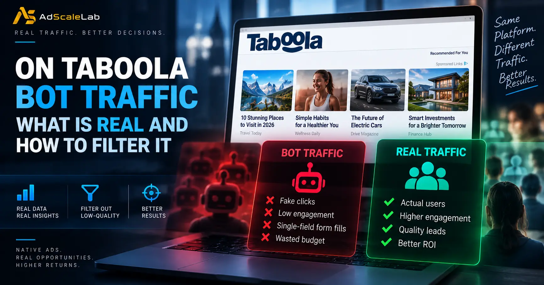 How To Filter Taboola Bot Traffic With Real Traffic