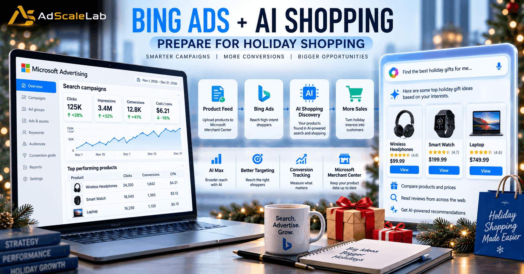 How to Prepare for Bing Ads Holiday Shopping in the AI Era