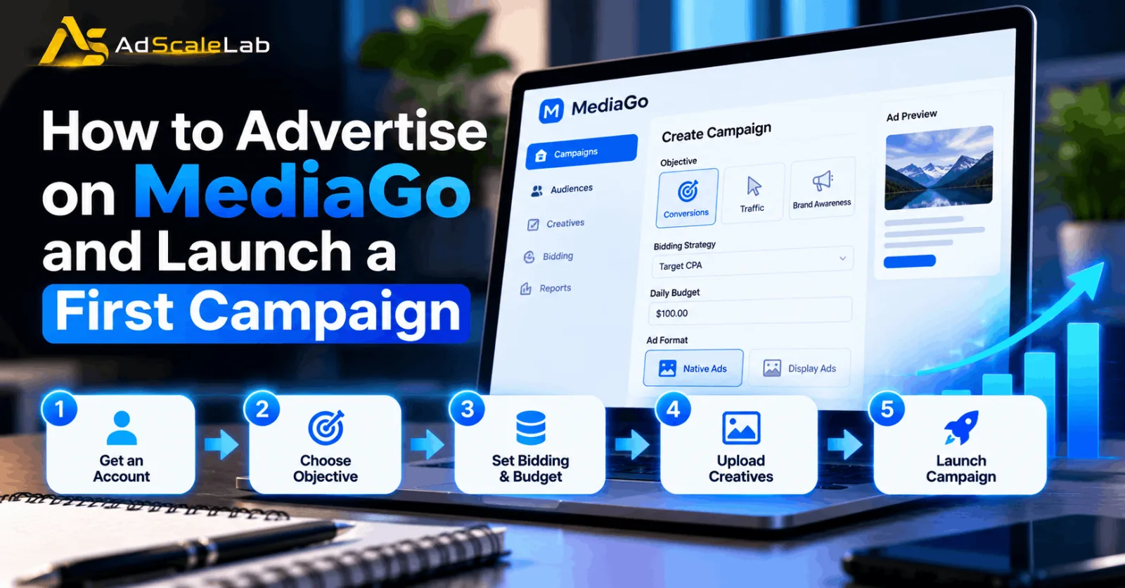 How To Advertise On MediaGo And Launch A First Campaign