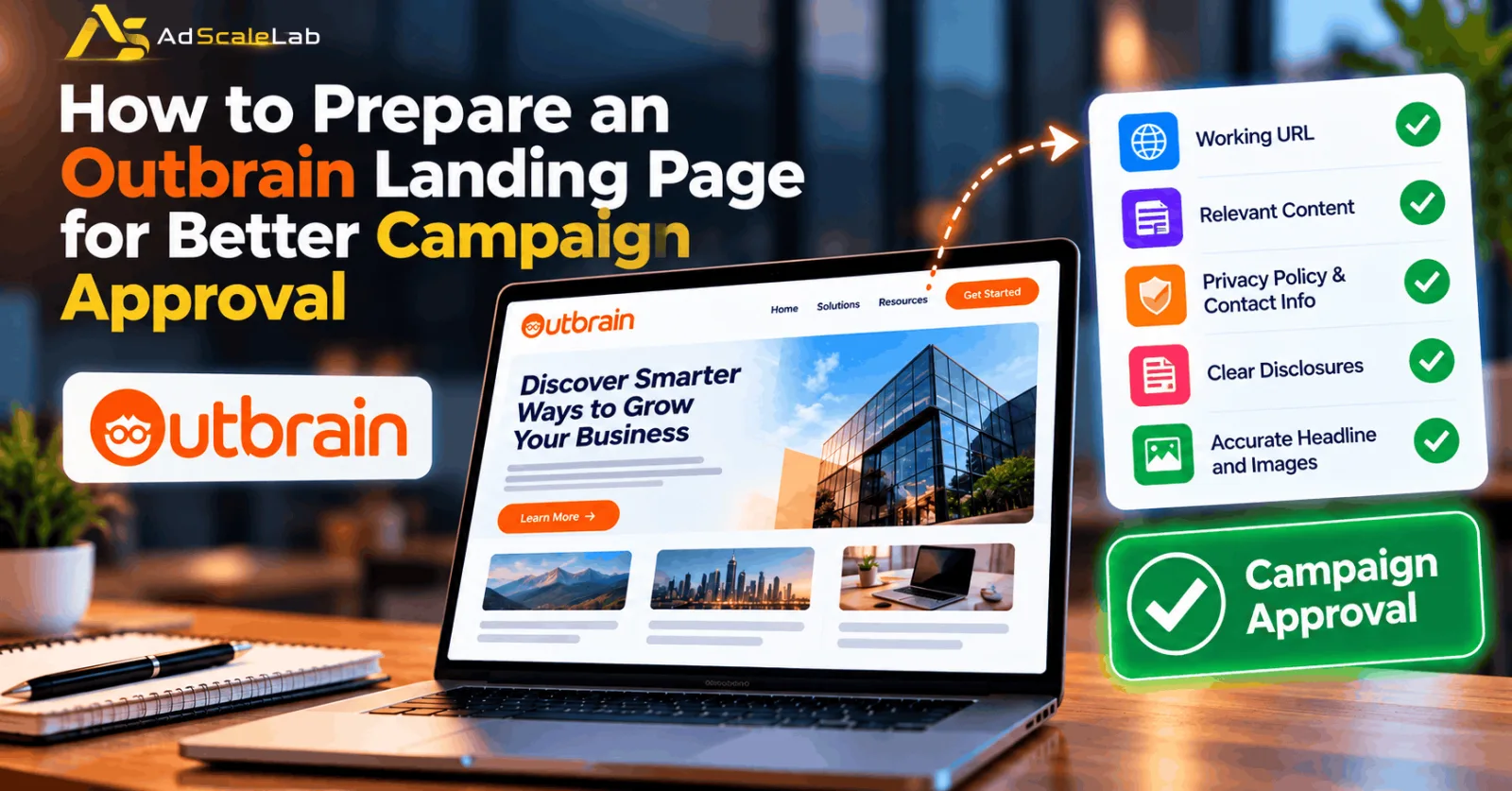 How To Prepare An Outbrain Landing Page For Better Campaign Approval