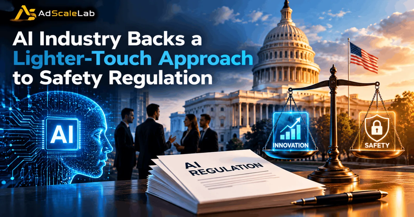AI Industry Backs a Lighter-Touch Approach To Ai Safety Regulation