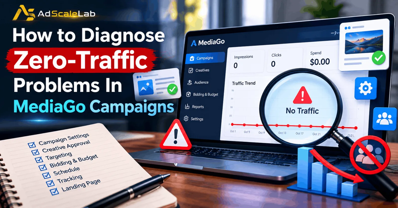 How to Diagnose Zero-Traffic Problems In MediaGo Campaigns