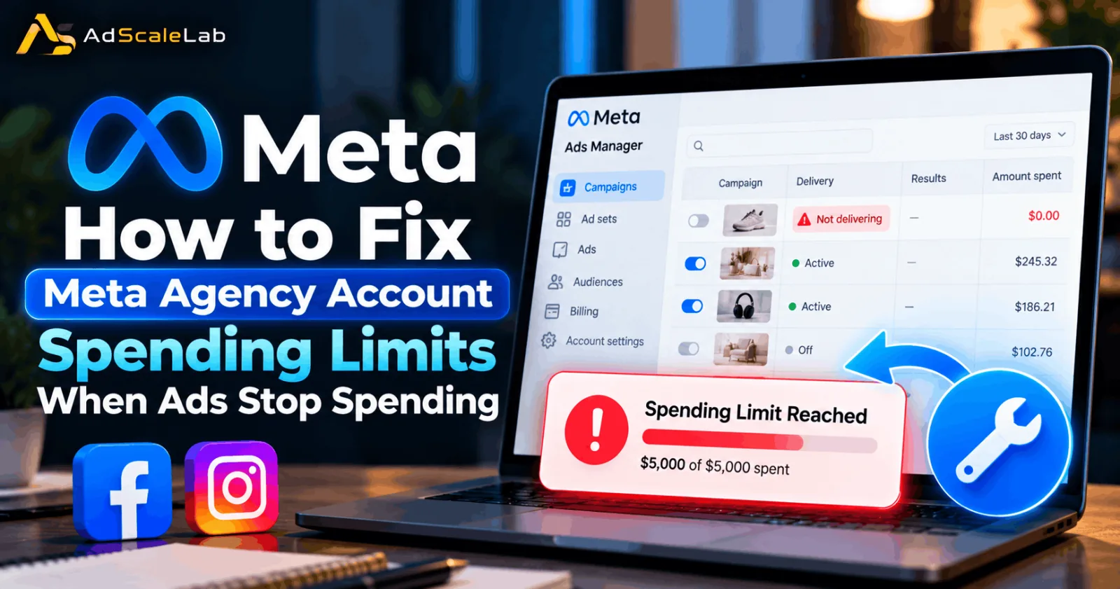How to Fix Meta Agency Account Spending Limits When Ads Stop Spending