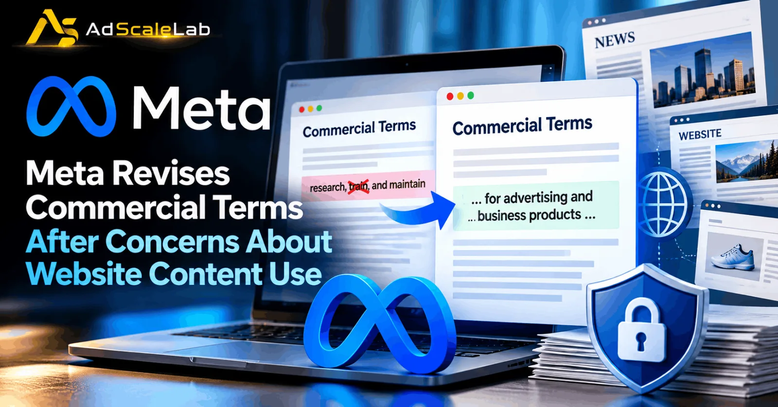 Meta Revises Commercial Terms After Concerns About Website Content Use